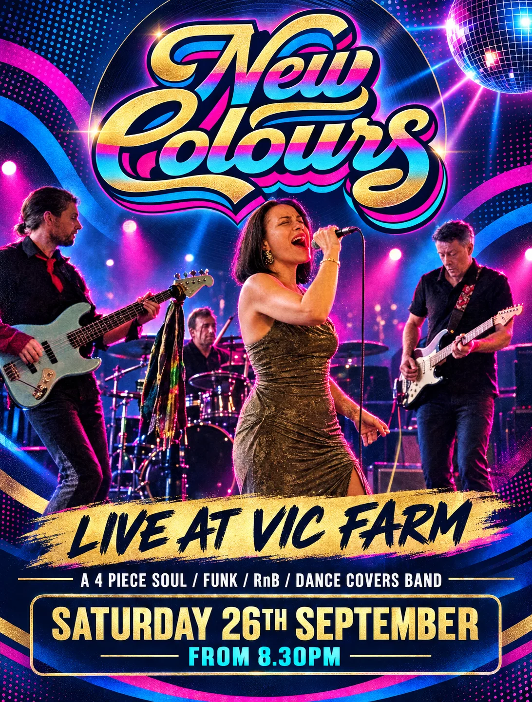 NEW COLOURS - Live at Vic Farm