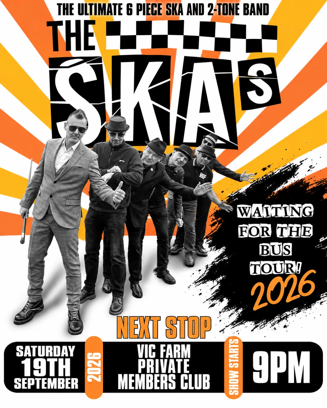 The SKAs - Waiting For The Bus Tour 2026!